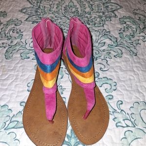 Vintage Forever  pink sandals Size 7.5